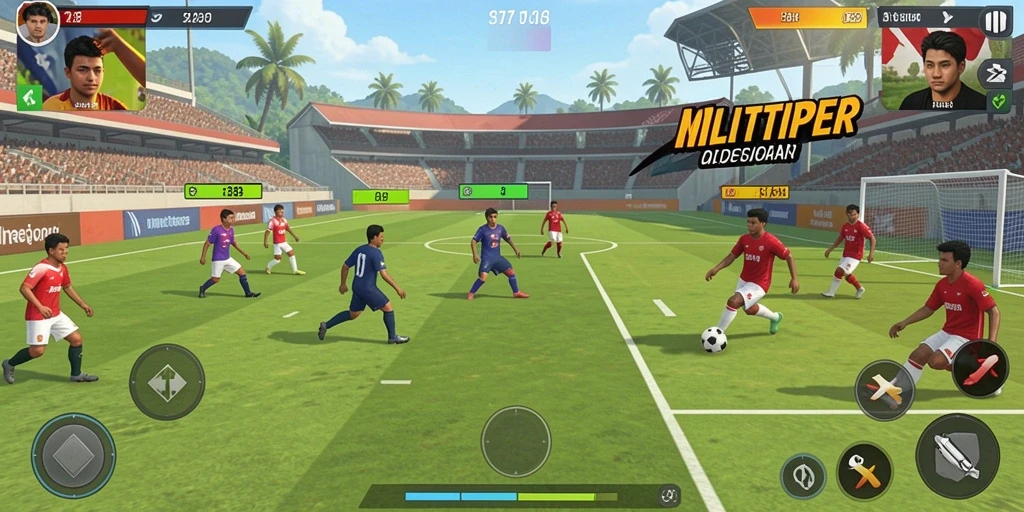 surga77 - Screenshot memperlihatkan mode multiplayer yang seru.
